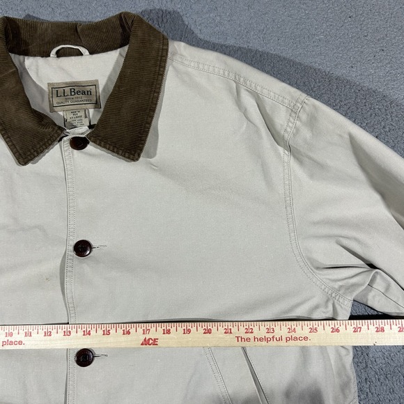 Vintage LL Bean Barn Chore Jacket Mens XXL Coat Thinsulate Corduroy Colar #1870 - Picture 9 of 12